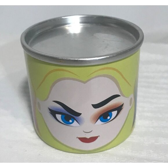 Teen Titans Go Tin Can Set Beast Boy & Raven McDonald's 2023  2" x 1.75" Grn Yel - Picture 1 of 6